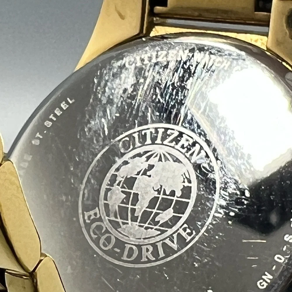 Citizen Eco-Drive Mens Gold Tone Watch